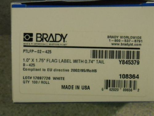 BRADY LABELS  PTLFP-02-425