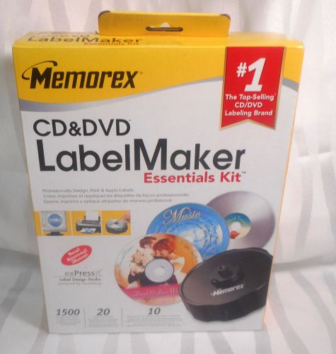 Memorex cd &amp; dvd label maker essentials kit - 20 labels, clipart disc, inserts for sale