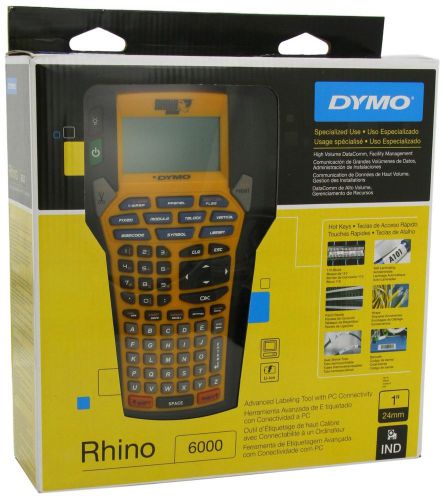 Dymo rhino 6000 industrial label printer (1734519) for sale
