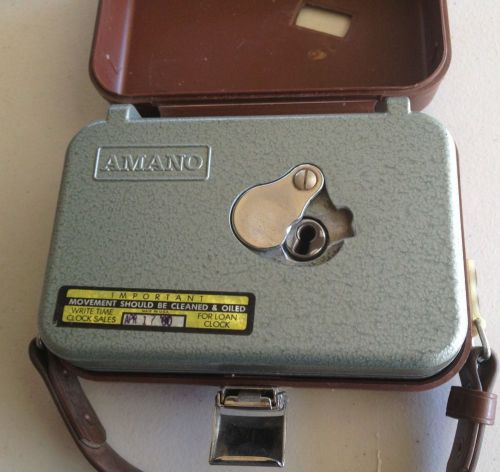 Vintage 1960&#039;s amano watchman clock for sale