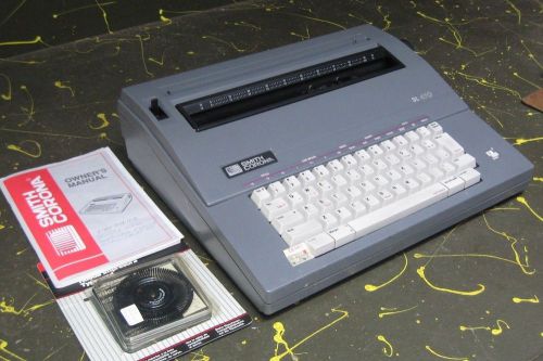 Smith-Corona SL470 Electronic Typewriter w/ Owner&#039;s Manual + 2 Printwheels