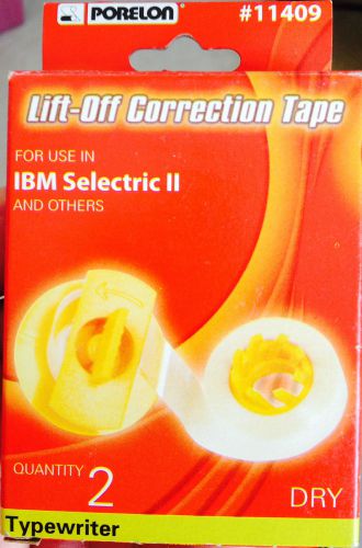 PORELON LIFT-OFF CORRECTION TAPE FOR USE IN IBM SELECTRIC II AND MORE!!