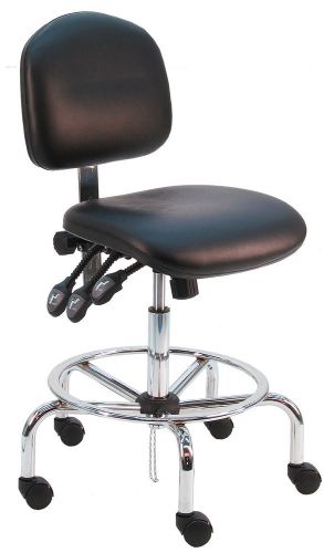 Benchpro hd esd anti static vinyl chair w/ chrome base for sale