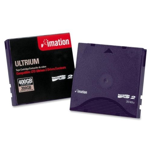 Imation lto ultrium 2 tape cartridge-200 gb/ 400 gb (compressed) -1 pack for sale