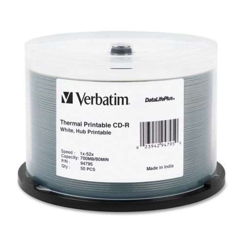 Verbatim DataLifePlus 94795 CD Recordable Media - CD-R - 52x - 50 Pack