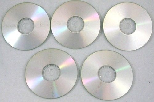Tdk blank cdrs lot of 5 52x 700mb 80 min for sale