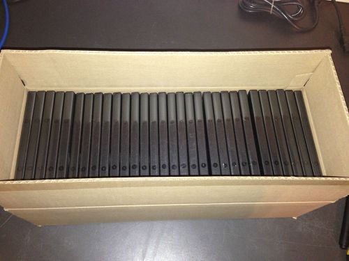 Lot of (30) Single Black Color Standard Empty DVD Cases-NEW