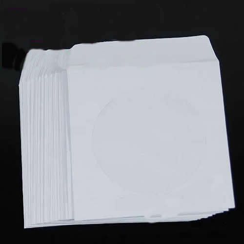 50 pcs 5inch Paper CD DVD Flap Case Cover Envelopes Set