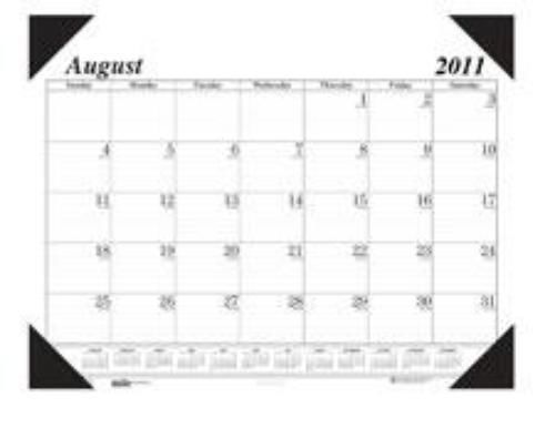 House of Doolittle Academic 17 Month Desk Pad Aug-Dec 22&#039;&#039; x 17&#039;&#039;