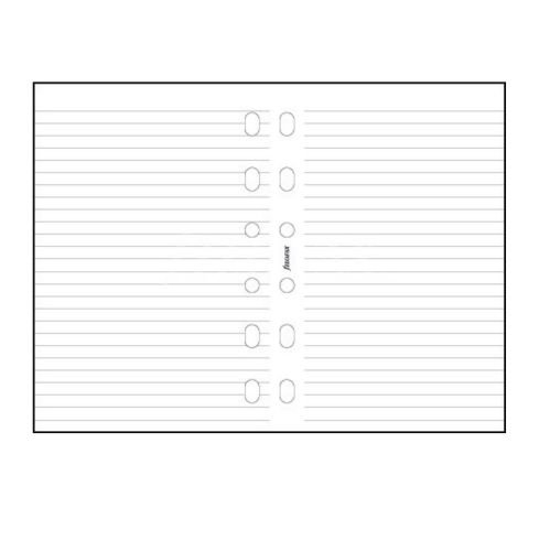 Filofax Pocket White Ruled Notepaper Organiser Insert Accessory Refill 213008