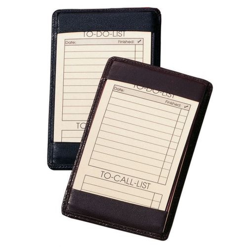Royce Leather Note Jotter - Black