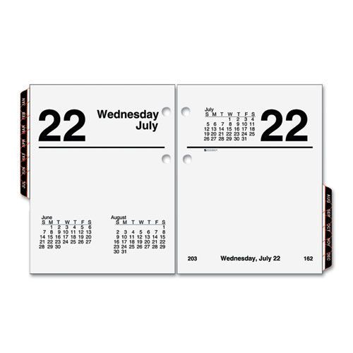 At-A-Glance Compact Unruled Daily Desk Calendar Refill, 3 x 3 3/4. Sold as Each