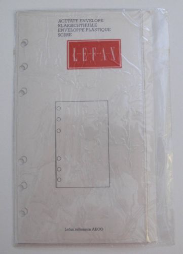 Lefax Planner Refill 6 Ring Side Opening Acetate Envelope