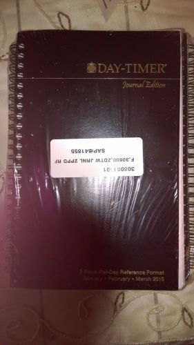 Day-Timer Journal 2-Page-Per-Day Reference Refill Full Year 2015 (4 Sections)