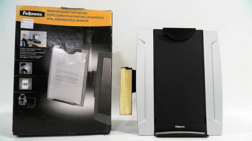Fellowes monitor mount copyholder office adjustable document paper chop 2w2qz5 for sale