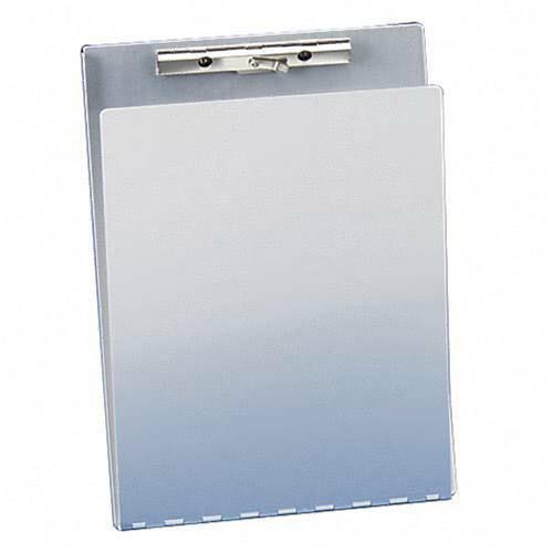 Saunders Aluminum Clipboard with Writing Plate and Hinged Cover for 8 1/2 x 12