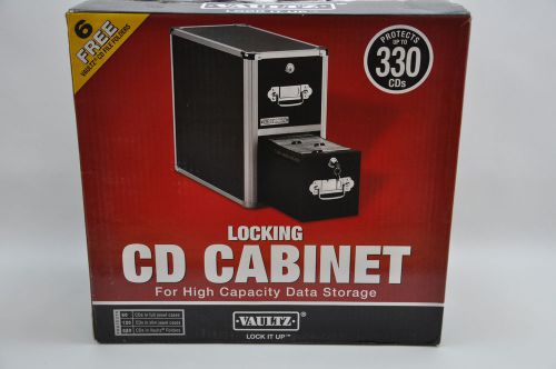 New Vaultz Locking CD / Software Cabinet - Protects up to 330 CD&#039;s