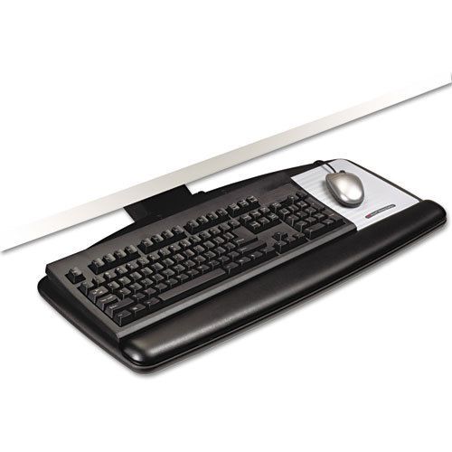 3m easy adjust keyboard tray, 28 x 12-3/4, black, ea - mmmakt90le for sale