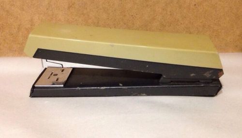 Vintage mid century acco stapler model 40 olive green heavy metal for sale