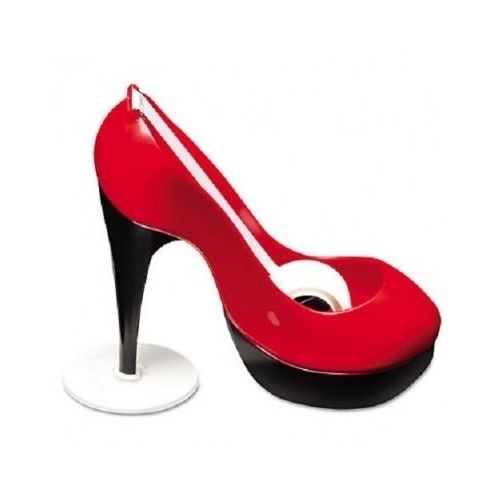 Red high heel shoe tape dispenser scotch decorative office supply magic tape for sale