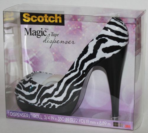 Scotch Magic Zebra Print High Heel Tape Dispenser