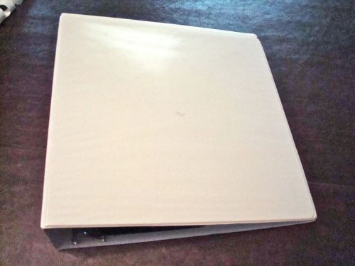 Office School View Binders White 3-ring INDIVIDUALLY SOLD