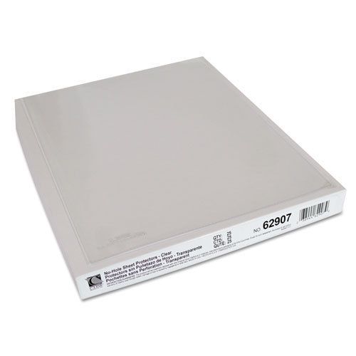 Top-Load No-Hole Polypropylene Sheet Protector, Heavyweight, Clear, 25/Box