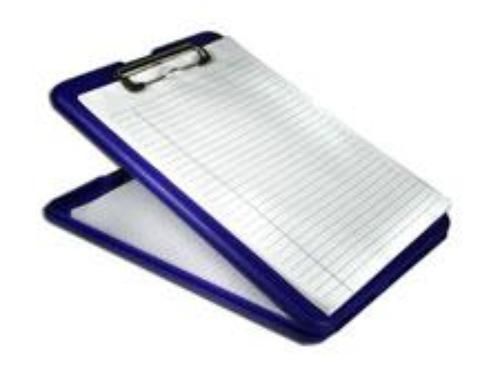 Saunders Slimmate Portable Desktop Letter/A4 Blue