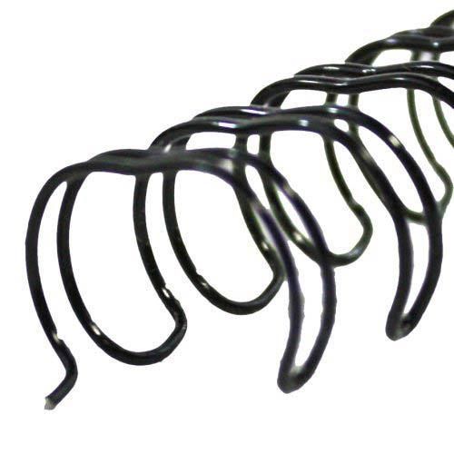 Black 1-1/2&#034; 2:1 Pitch twin Loop Wire - 80pk Free Shipping