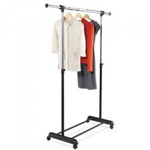 Expand Garment Rack Chrome Blk Storage &amp; Organization GAR-01124