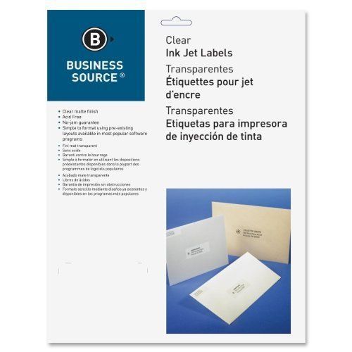Business Source Premium Mailing Label - 0.50&#034; Width X 1.75&#034; Length - (bsn26156)