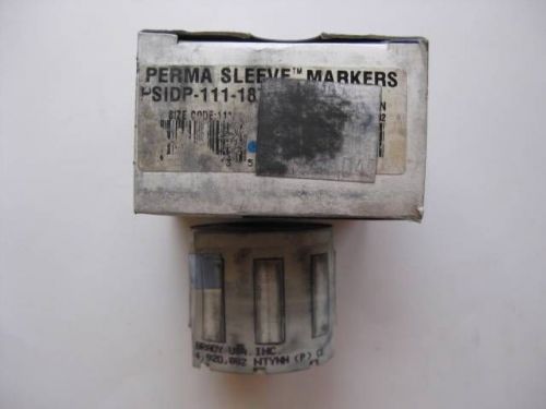 Brady psidp-111-187 permasleve wire markers damaged roll special price for sale