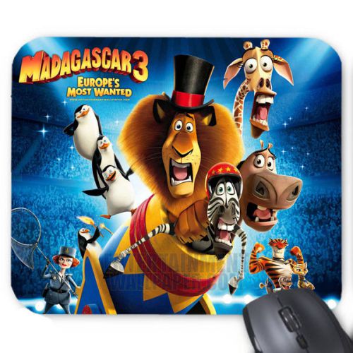 Madagascar 3 Europe Logo Mousepad Mouse Mat Hot Gift New