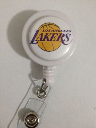 Lakers NBA ID Badge/holder Retractable Reel