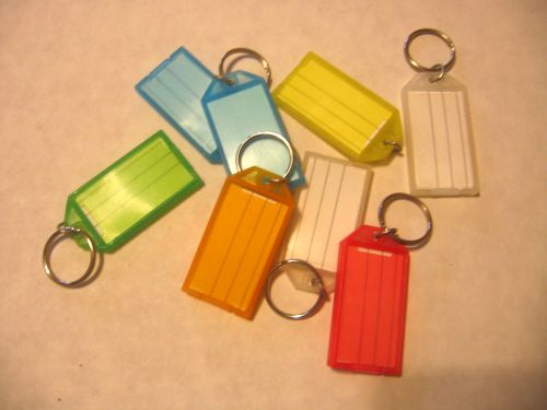 8 Assorted Colors Addressable Key Chains