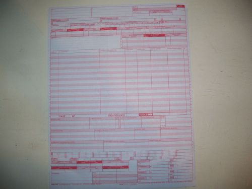 1000 single sheet ub04 / cms 1450 medical claim forms 2 packs of 500 insurance for sale