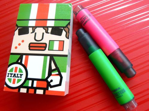 1X Italy Football Mini Color Memo Message Note Scratch Pad Paper Stationery Gift