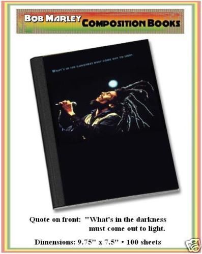 Bob Marley Light/Dark Composition Book Notebook-New!!!