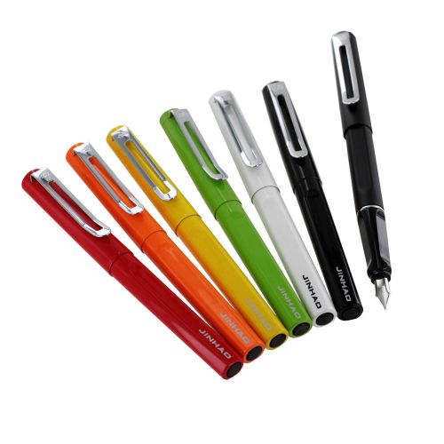 JinHao 599 CT Fountain Pen Medium Point, Assorted Colors, Pack of 8