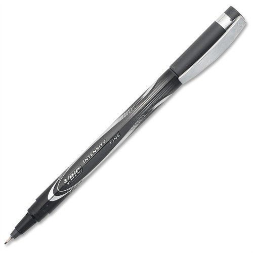Bic Intensity Fine Point Felt Tip Pen - Fine Pen Point Type - 0.5 Mm (fpin11bk)