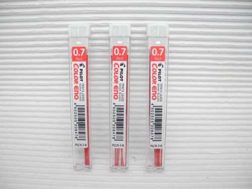 Free Shipping 5X tube Pilot 0.7 colour eno pencil lead (REDx6pcs )