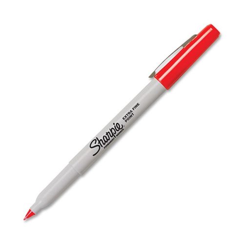 Sharpie Permanent Marker Pen Extra Fine Point Red