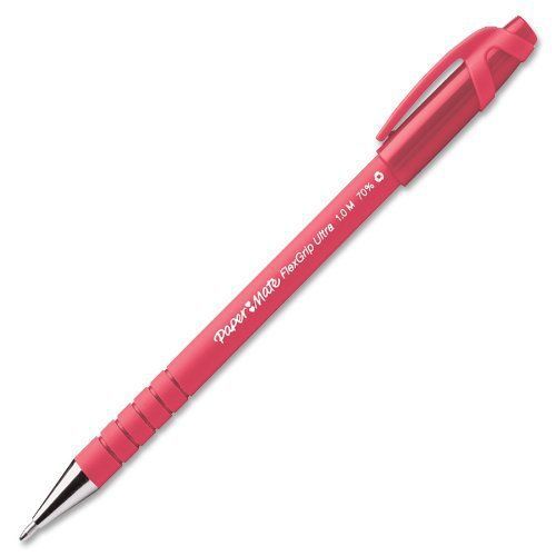 Paper mate flexgrip ultra ballpoint pen - medium pen point type - red (9620131) for sale