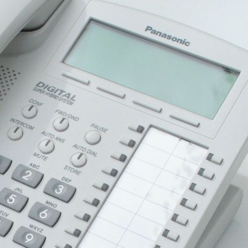 Panasonic kx-t7630 24 button digital display telephone white for sale