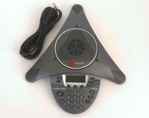 Polycom soundstation ip 6000 2201-15600-001 conference telephone refurb warnty for sale
