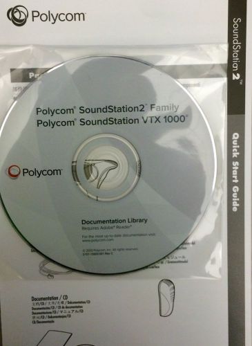New polycom soundstation2 family vtx 1000 documentation lib. Disk/Quick Start