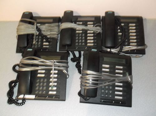 USED LOT OF 5 SIEMENS BUSINESS PHONES 69669, 96D9380 FREE SHIPPING