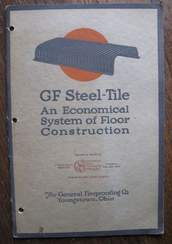 1950&#039;s Handbook, General Fireproofing Co. Steel-Tile Floor, Youngstown, Ohio