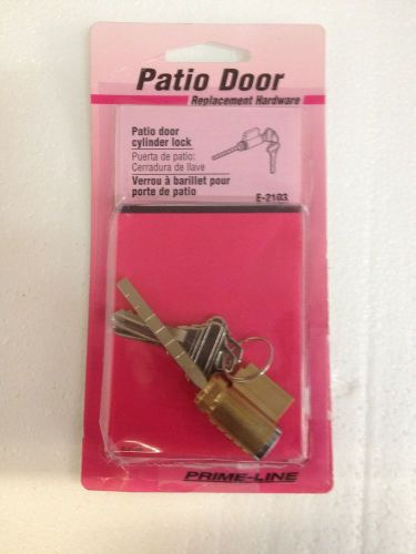 Prime-Line Products E 2103 Sliding Door Cylinder Lock with 5 Pin Tumbler and Sch