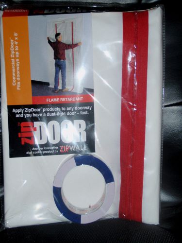 Zipwall zds zip door 4&#039;x8&#039; doorway dust kit-paint/remodel/sanding/auto body-nr for sale